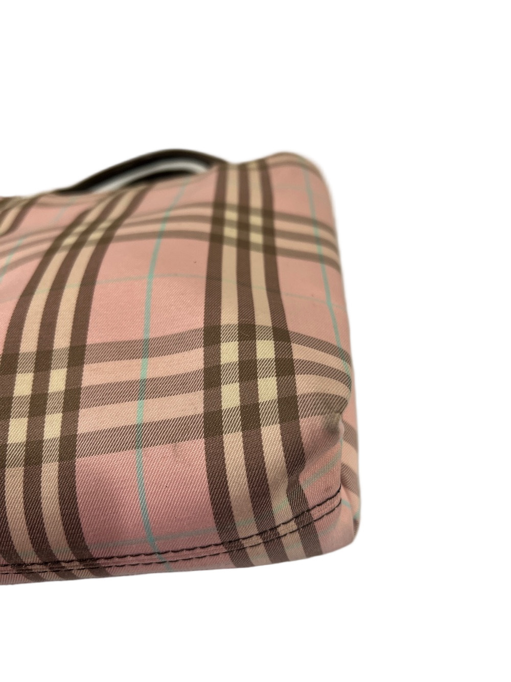 Burberry Pink Plaid Novacheck Mini Tote - Picture 10 of 13